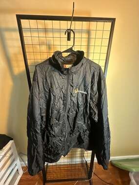 Clique Full Zip Windbreaker Jacket Size XXL Black